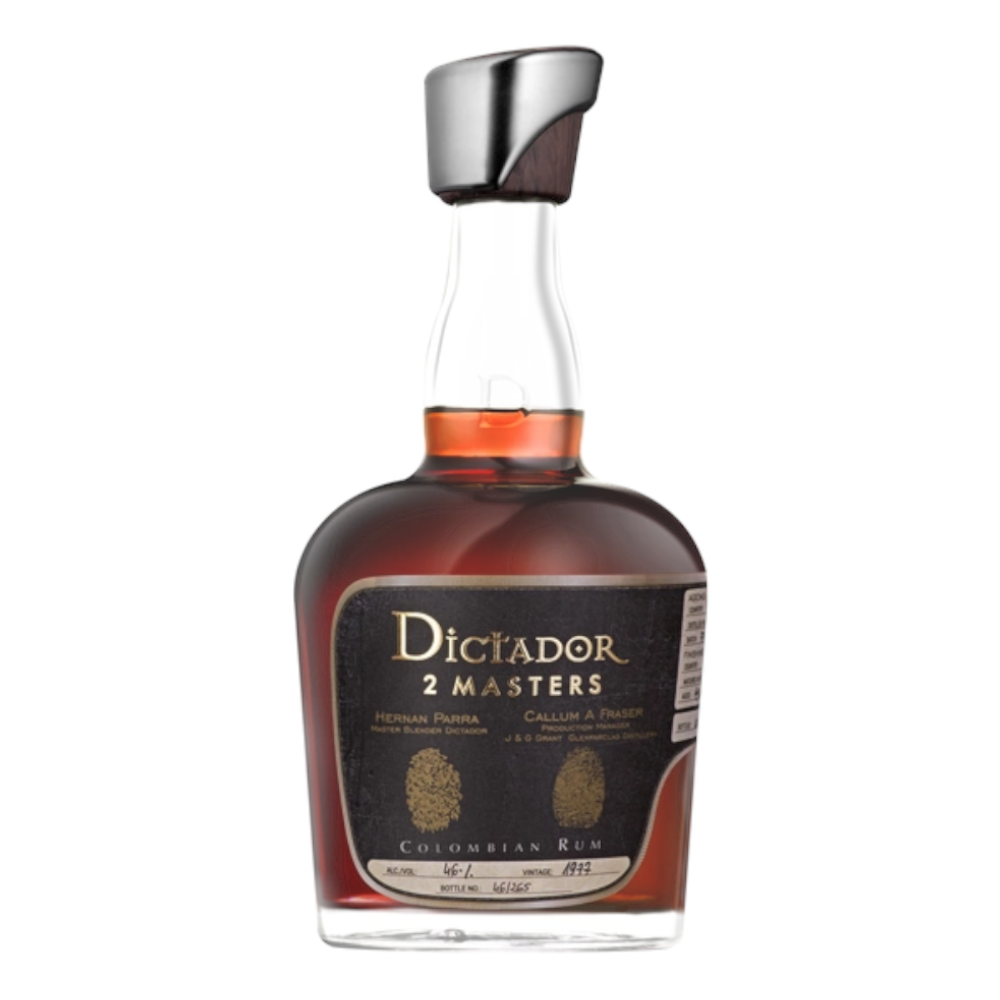 Rum Dictador 2 Masters, Glenfarclas 1977 realese 2023 46% 700 ml