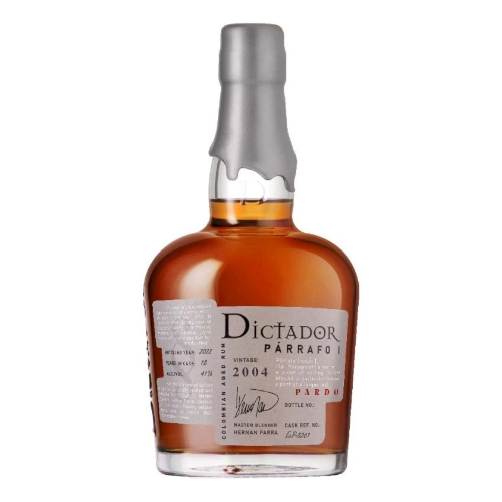 Rum Dictador Parrafo Borbon 2004 46% 700 ml