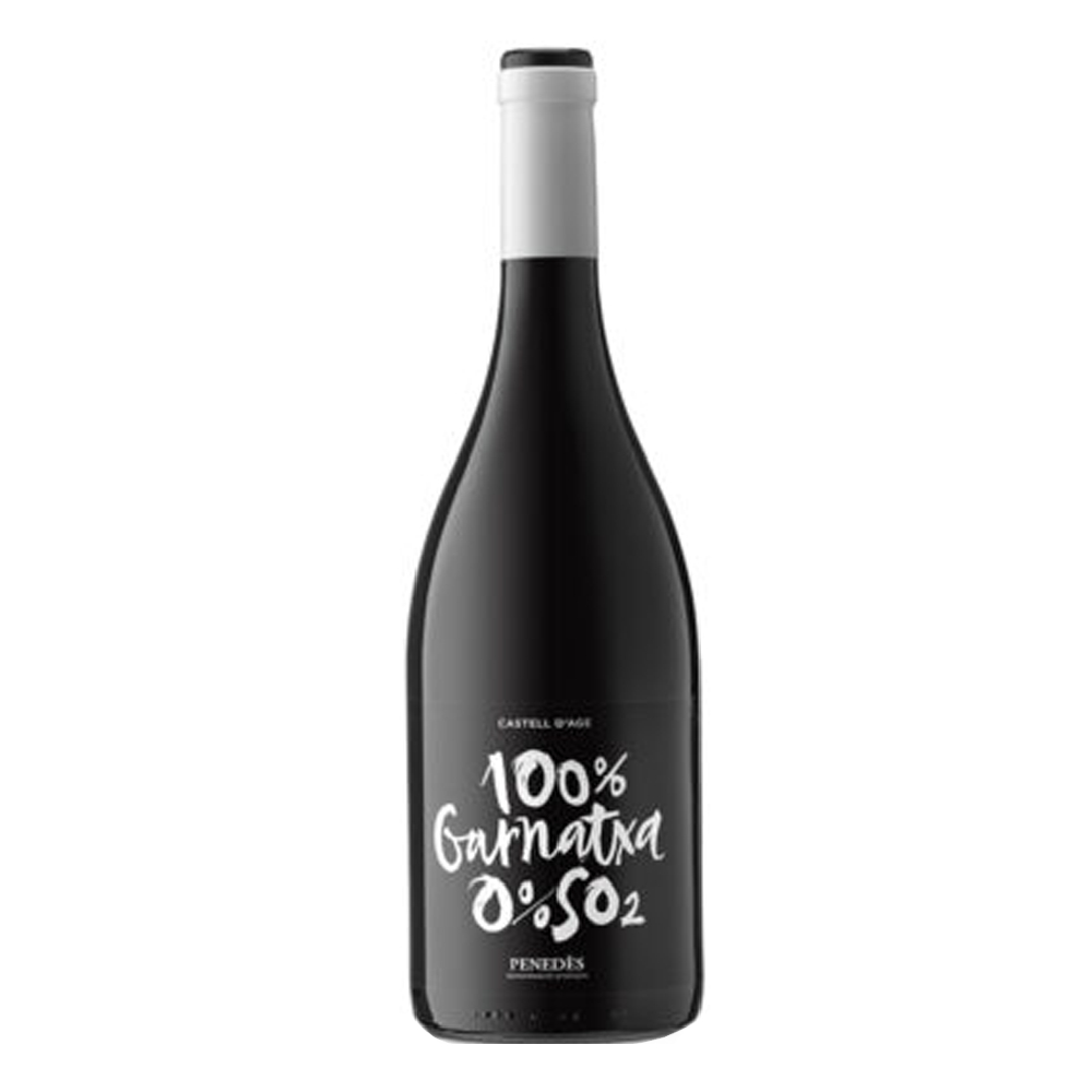 Wino Castell D'Age 100% Garnatxa 0% SO2 NAT 14% czerwone wytrawne 750 ml