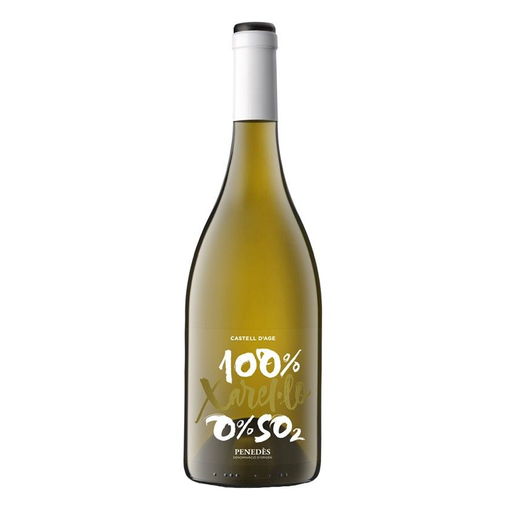 Wino Castell d'Age 100% Xarel-lo 0% SO2 13% białe wytrawne 750 ml