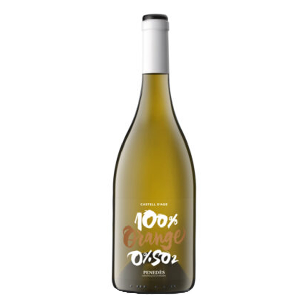 Wino Castell D'Age 100% Orange Amfora NAT 0% SO2 14% białe wytrawne 750 ml