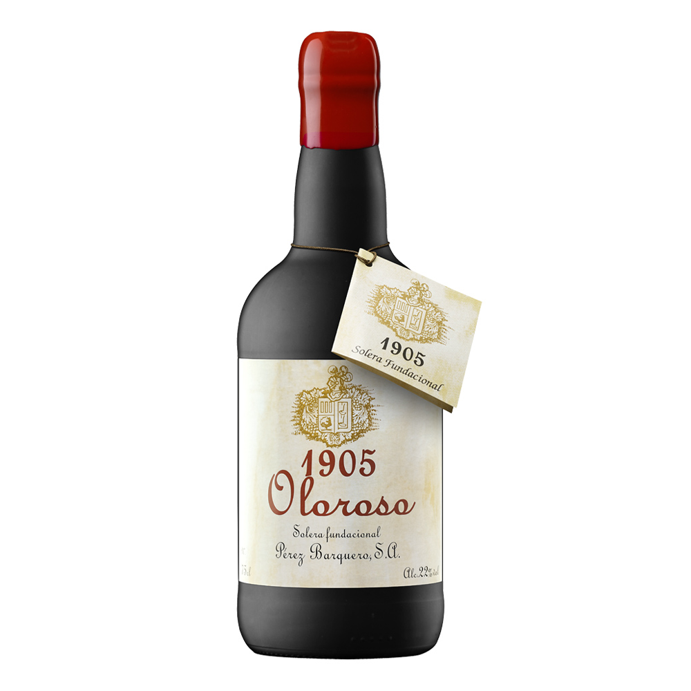 Wino Sherry Perez Barquero 1905 Oloroso 22% białe wytrawne 750 ml