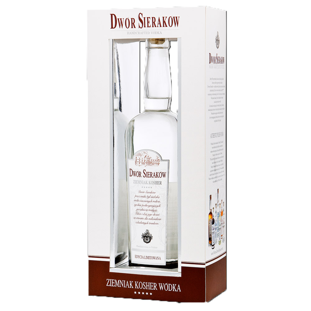Wódka Dwór Sieraków Ziemniak Kosher 40% 700 ml w pudełku