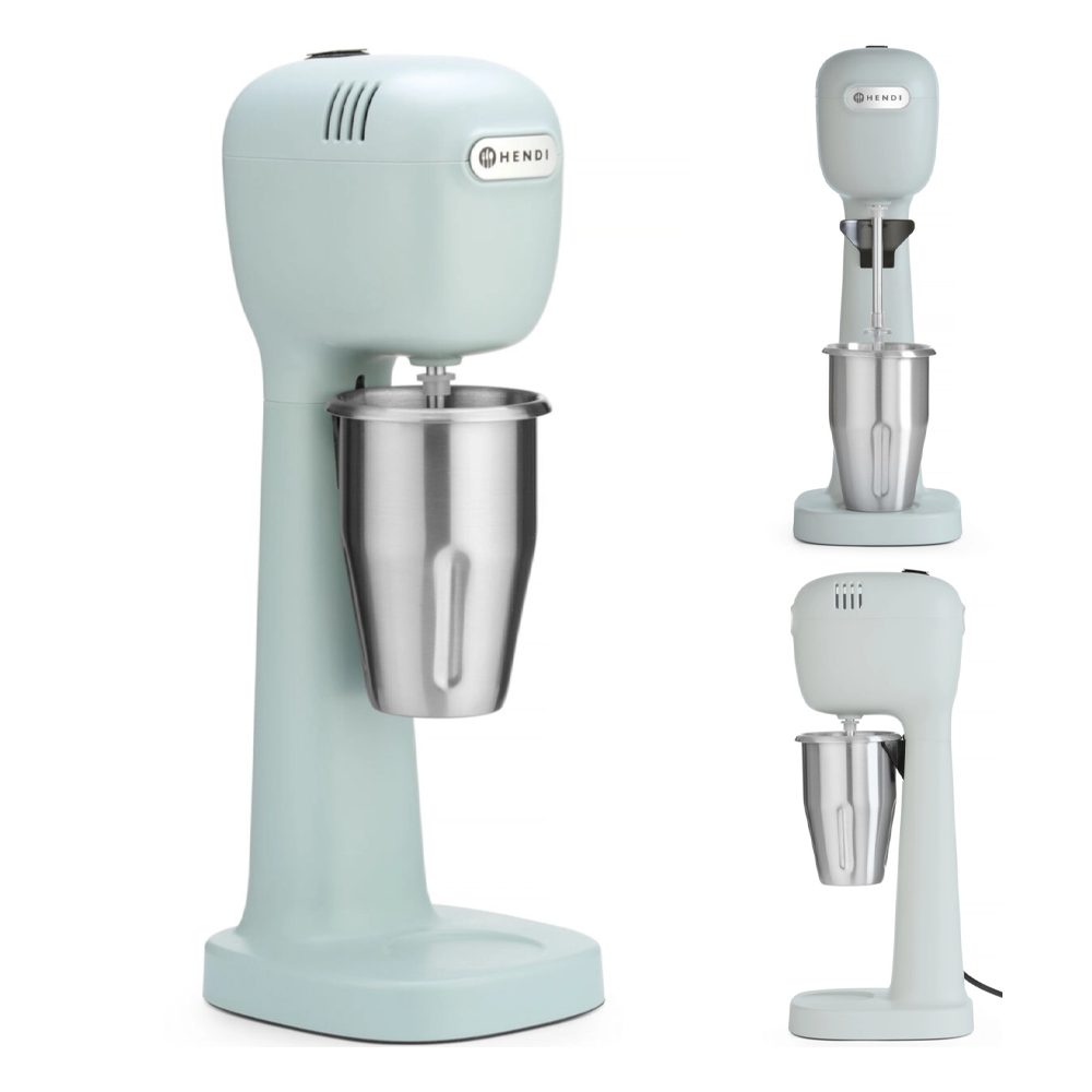 Shaker spieniacz do koktajli mlecznych 400 W niebieski Hendi