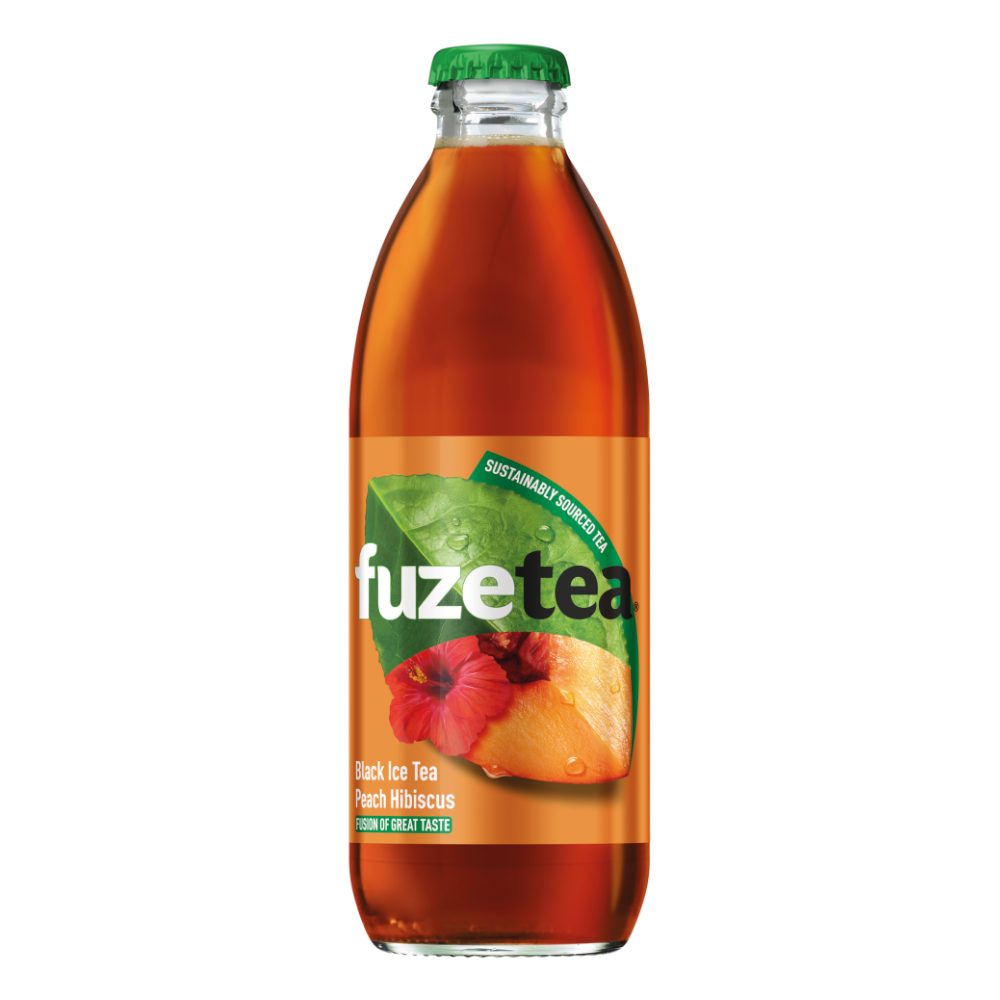 Napój FuzeTea Napój herbaciany o smaku brzoskwiniowym z hibiskusem 250 ml