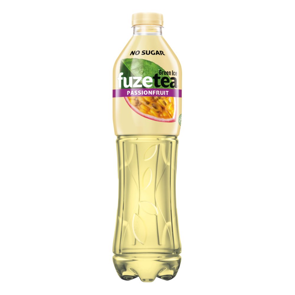 Napój FuzeTea Zero zielona herbata o smaku marakui bez cukru 1500 ml