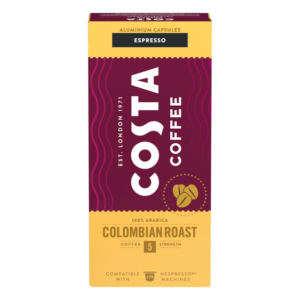 Kawa Costa Coffee Colombian Roast 10 szt - kapsułki Nespresso