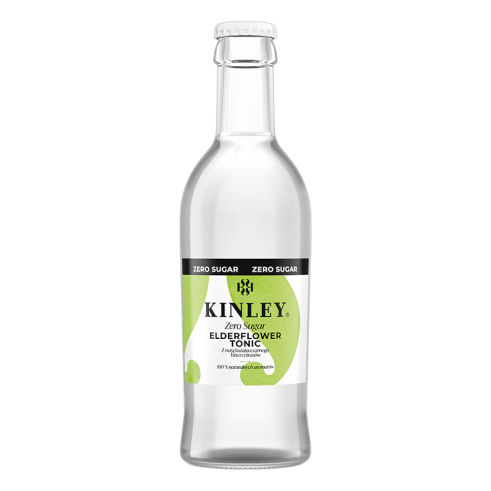 Tonik Kinley Zero Cukru Czarny Bez 250 ml