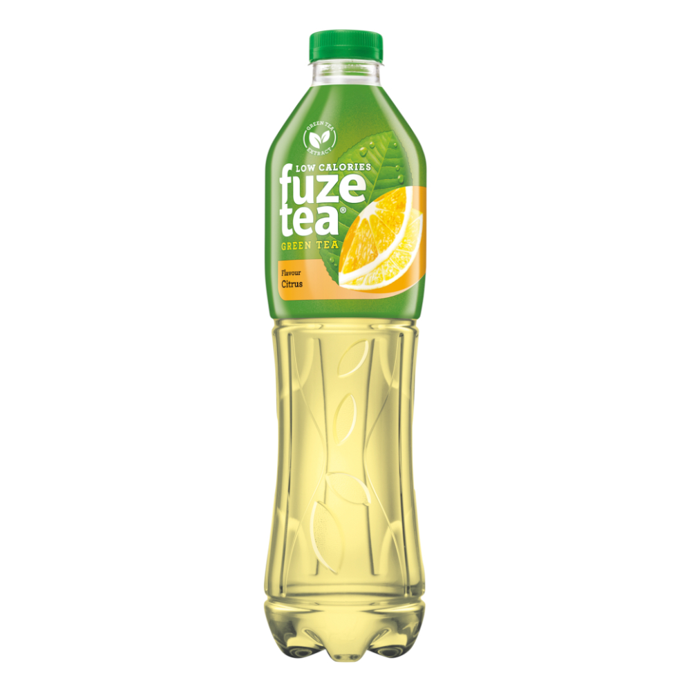 Napój FuzeTea Zero zielona herbata o smaku cytryny bez cukru 1500 ml