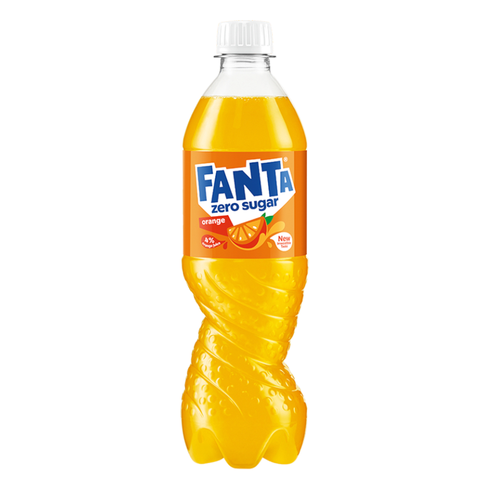 Napój Fanta Zero o smaku pomarańczowym 500 ml