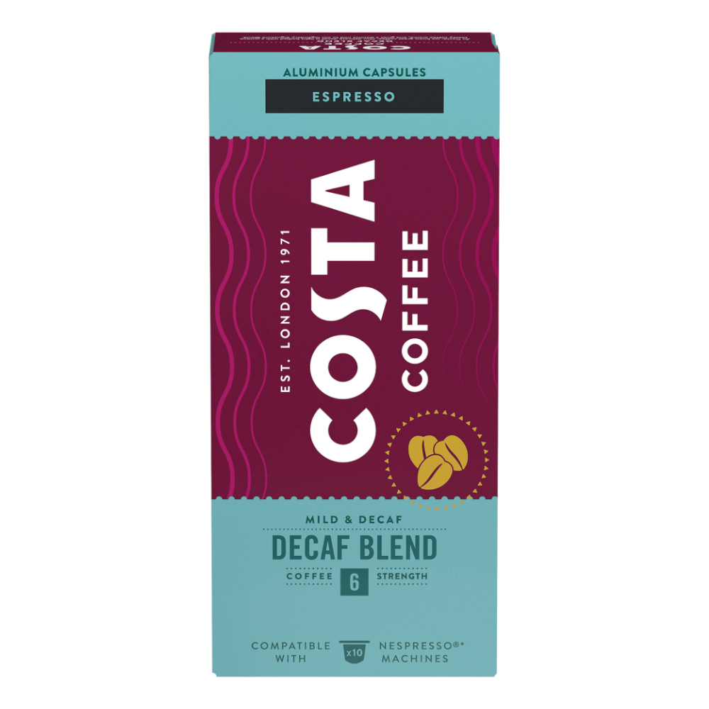Kawa Costa Coffee Decaf Blend 10szt - kapsułki Nespresso