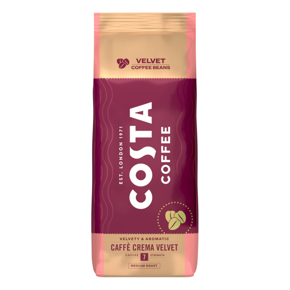 Kawa Costa Coffee Caffe Crema VELVET Ziarnista 1 kg