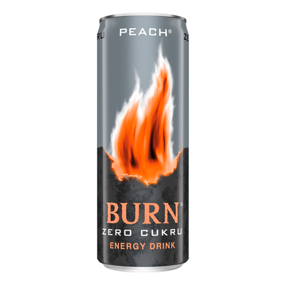 Energetyk Burn Peach 250 puszka