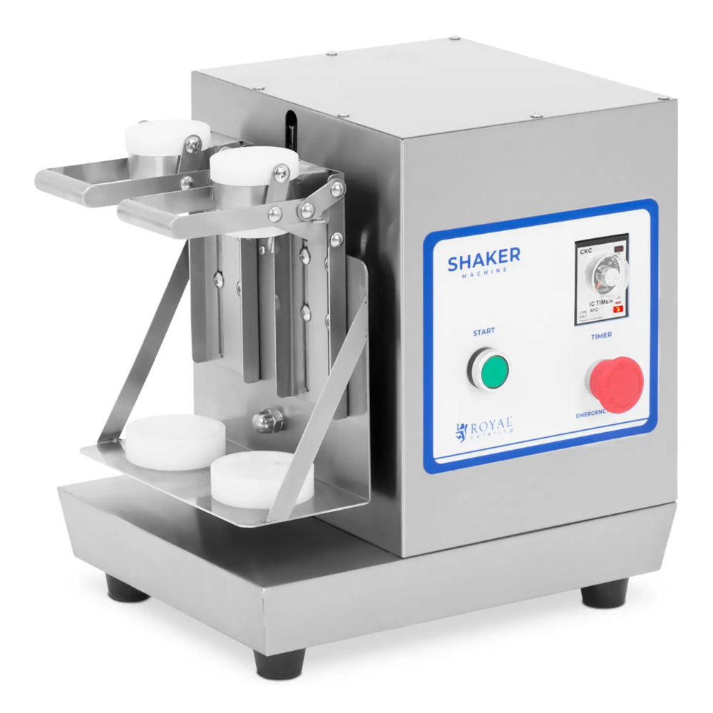 Koktajler shaker mikser barowy podwójny 2 x 0.75 l 240 obr./min srebrny