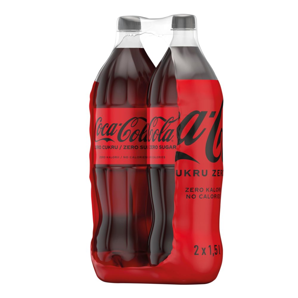 Napój Coca-Cola Zero 2 x 1500 ml