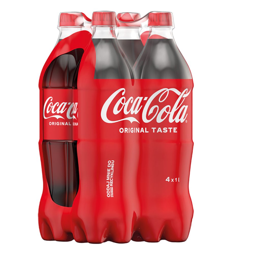 Napój Coca-Cola 4 x 1000 ml