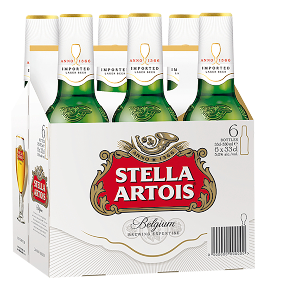 Piwo Stella Artois 5,2% 6 x 330 ml