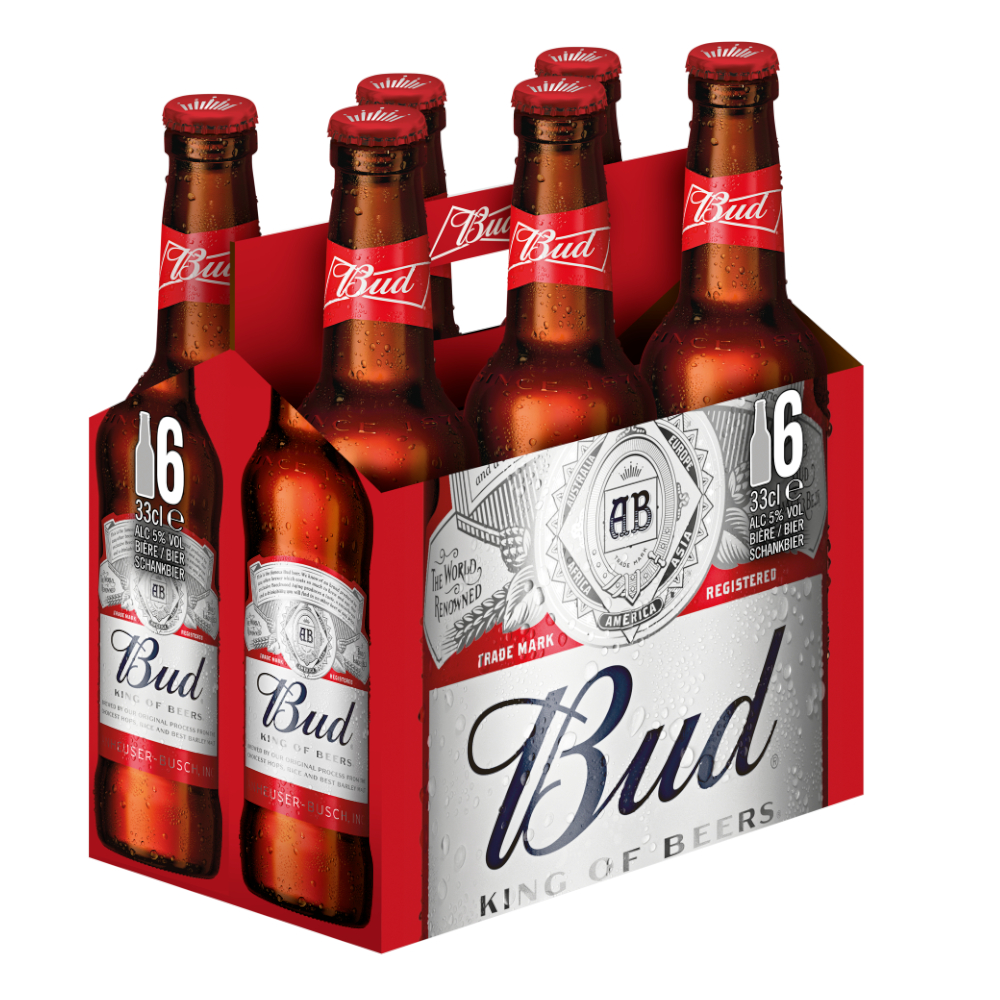 Piwo Bud 5% 6 x 330 ml