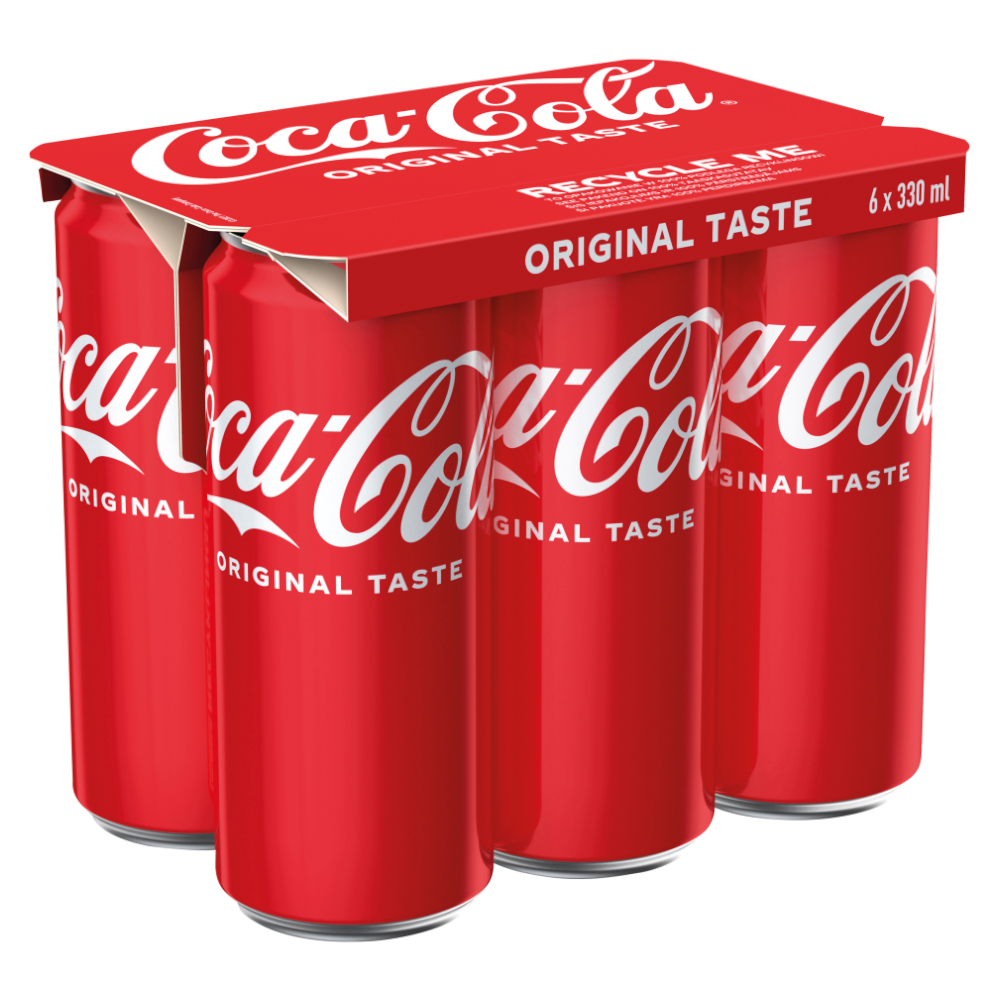 Napój Coca-Cola 6 x 330 ml puszka