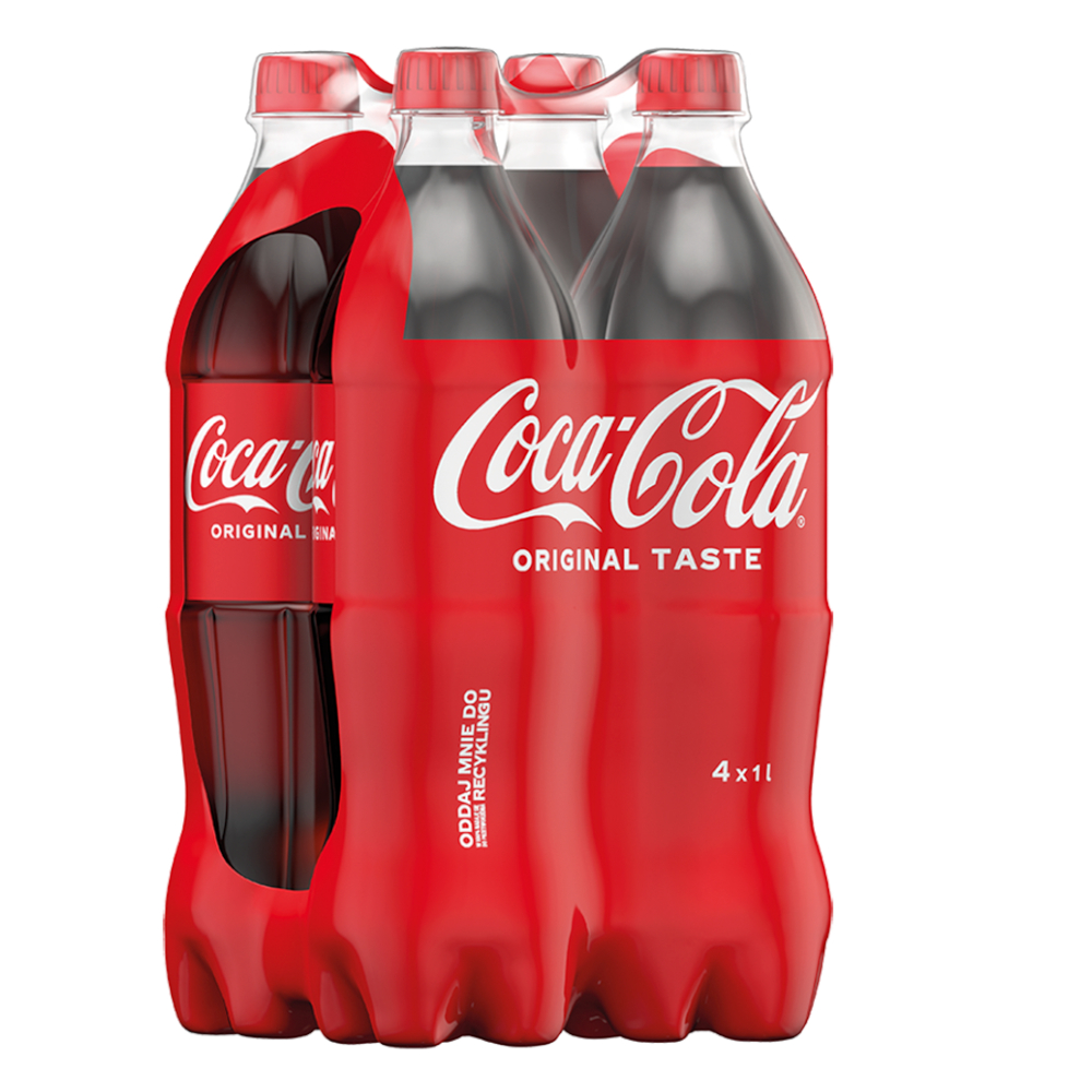 Napój Coca-Cola 4x 1000 ml