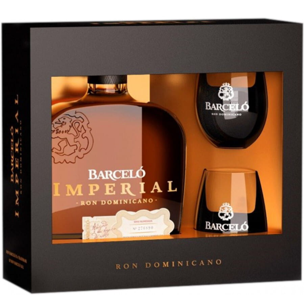 Rum Barcelo Imperial 38% 700 ml + 2 szklanki