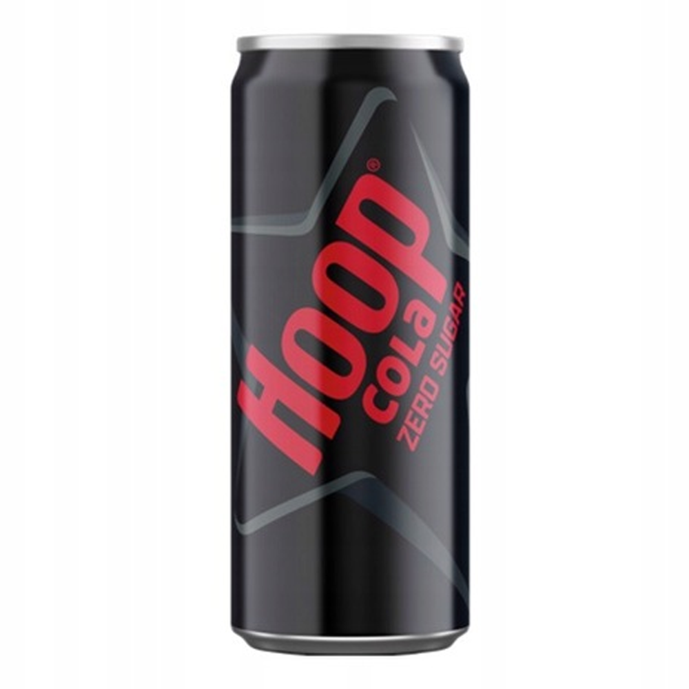 Napój Hoop Cola Zero 330 ml gazowany puszka