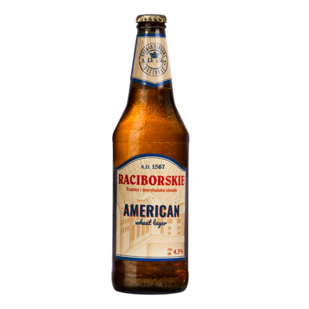 Piwo Browar Zamkowy Raciborskie American 4,5% 500 ml