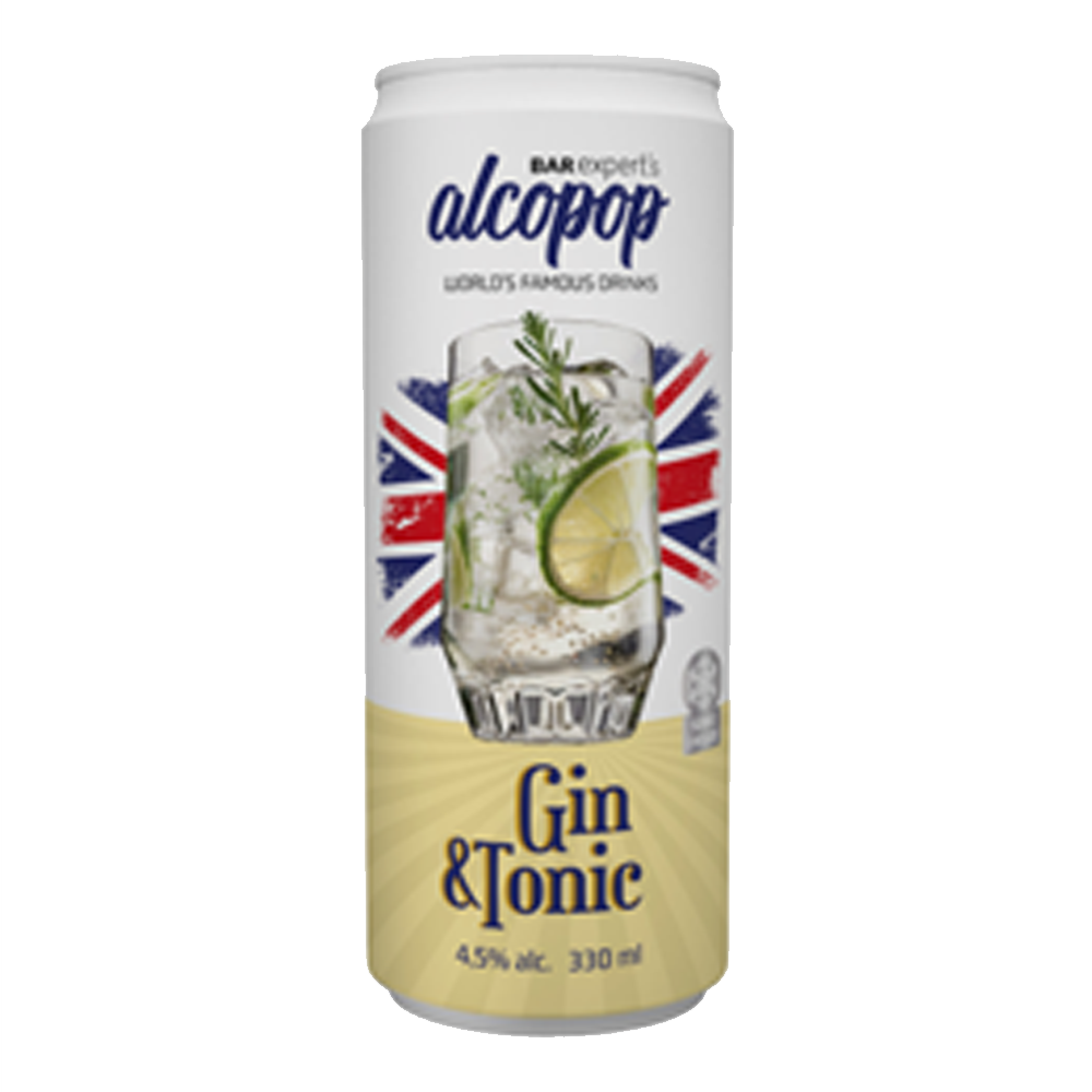 Drink Alcopop Gin & Tonic 4,5% 330 ml puszka