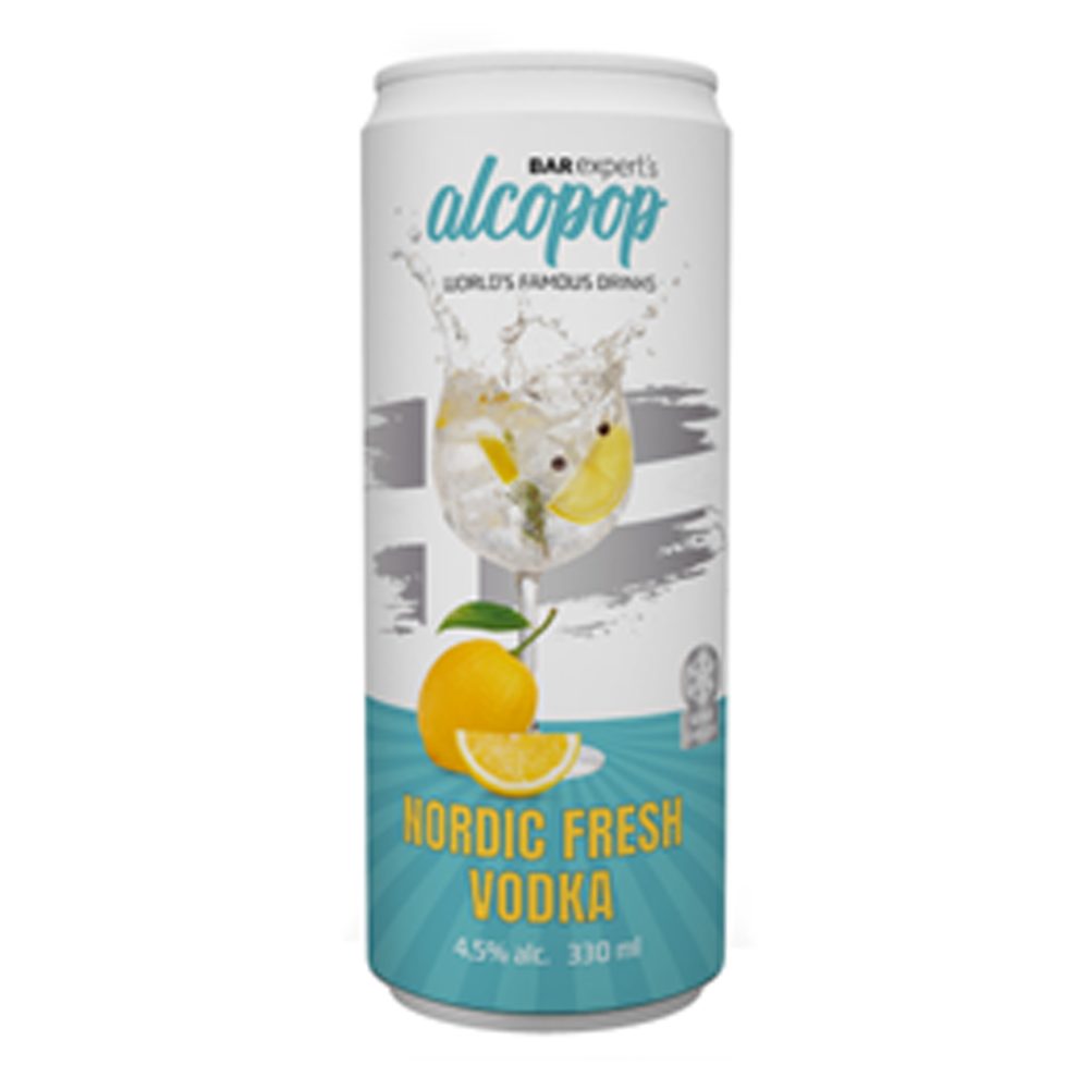 Drink Alcopop Nordic Fresh Vodka 4,5% 330 ml puszka