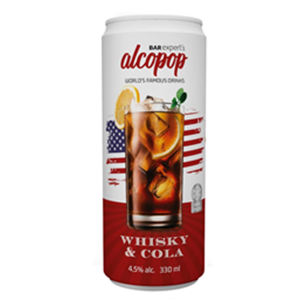 Drink Alcopop Whisky & Cola 4,5% 330 ml puszka