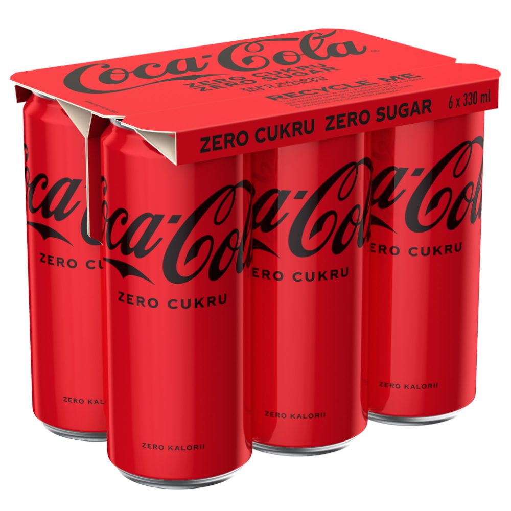 Napoje Coca-Cola Zero 6 x 330 ml puszka