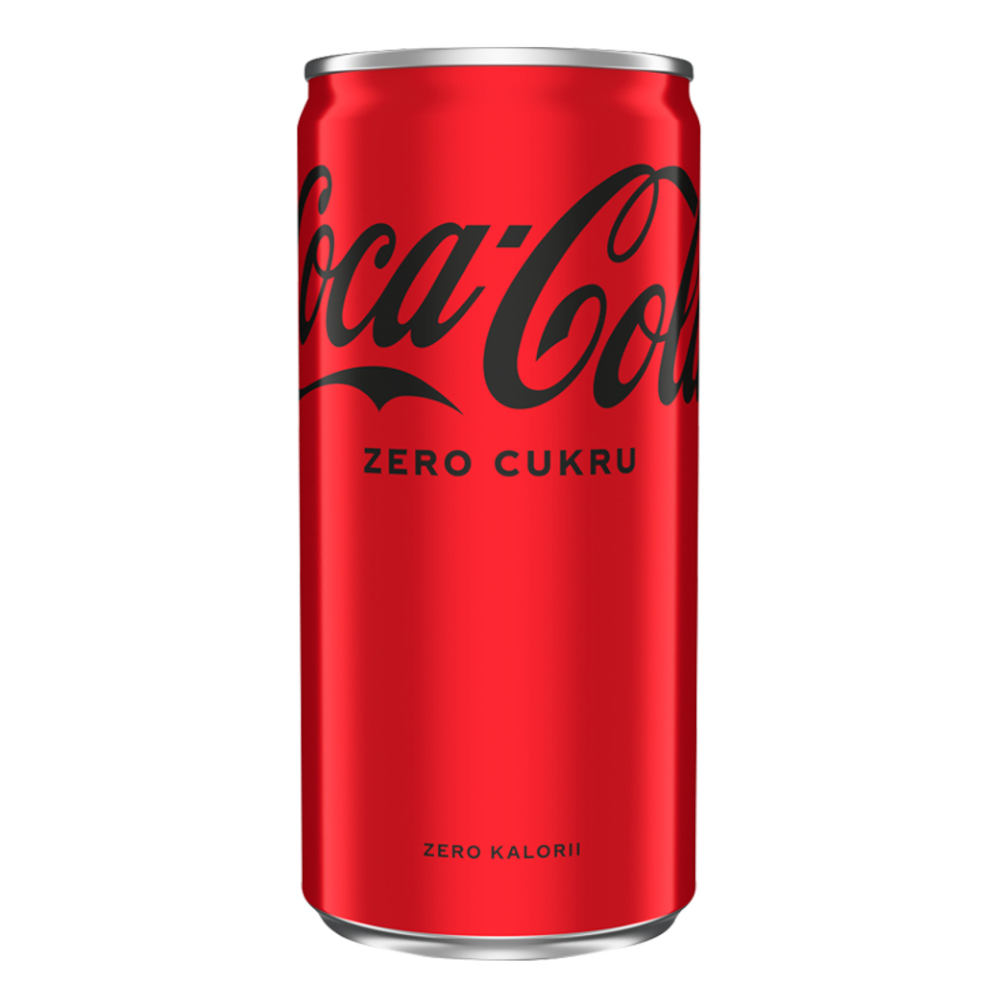 Napój Coca-Cola Zero 200 ml puszka