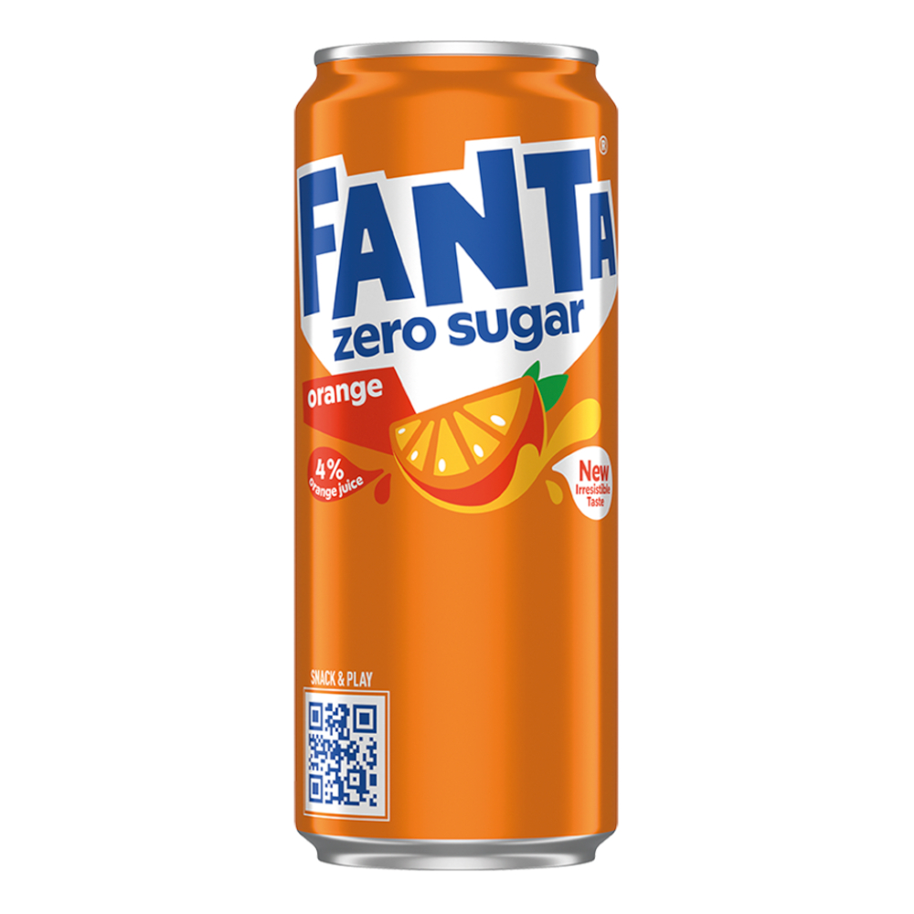 Napój Fanta Zero 330 ml puszka