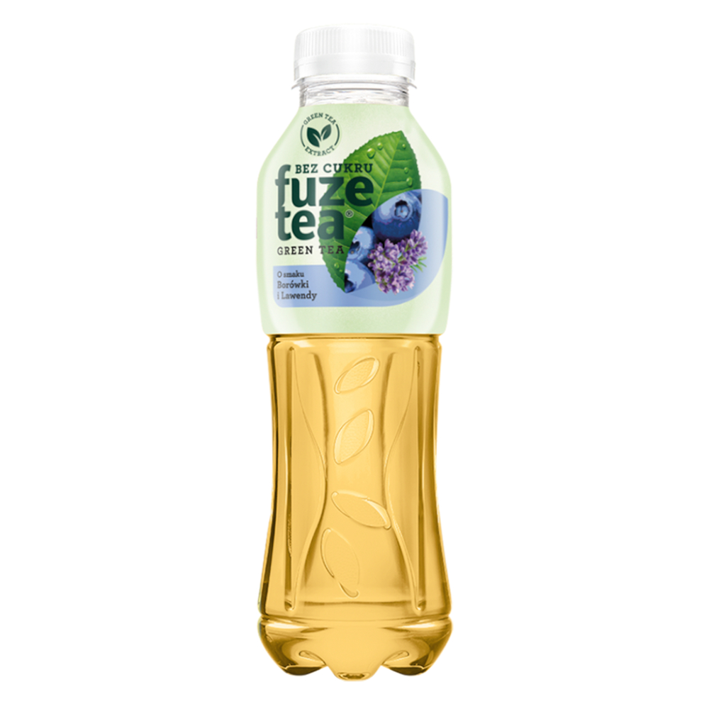 Napój Fuze Tea Zero Zielona Herbata o Smaku Borówki i Lawendy 500 ml