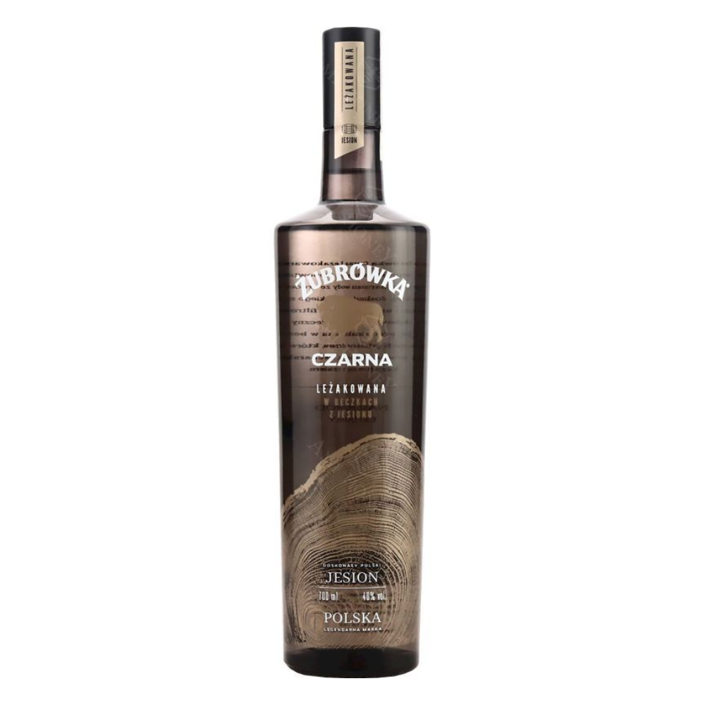 Wódka Żubrówka Czarna Leżakowana Jesion 40% 700 ml