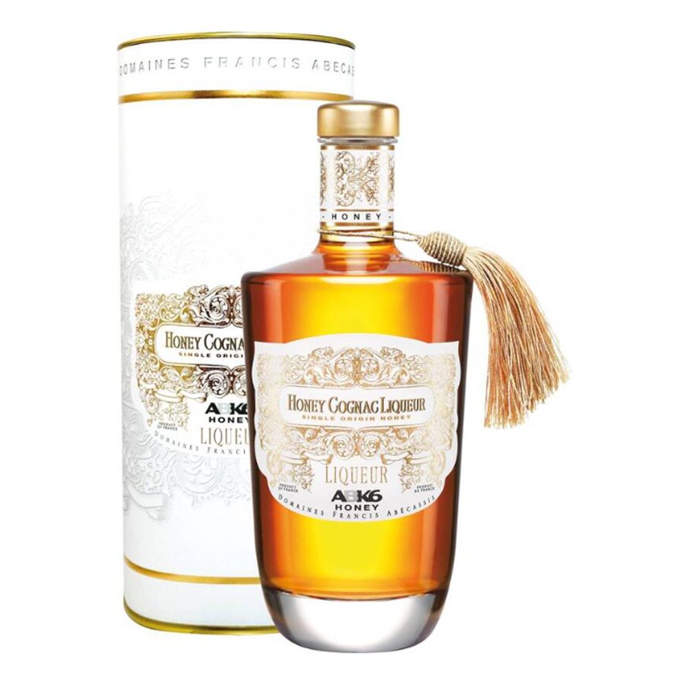 Likier ABK6 Honey Cognac Liqueur 35% 700 ml zestaw