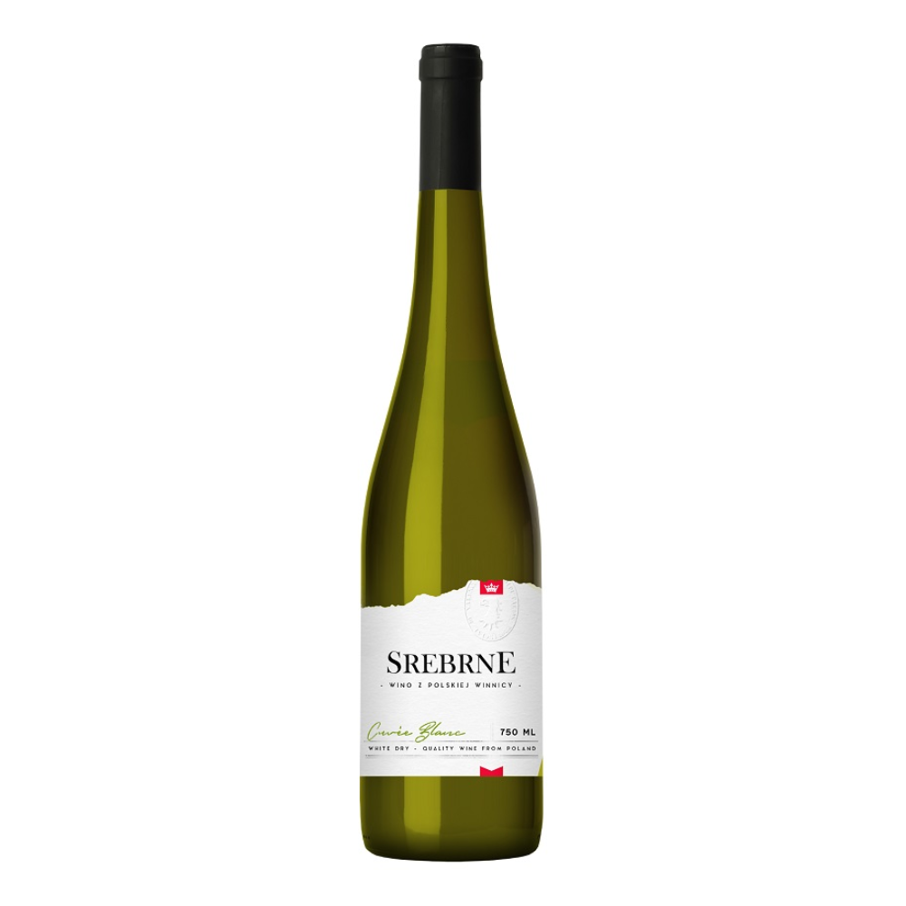 Wino Srebrna Góra Cuvee Blanc 13% białe wytrawne 750 ml