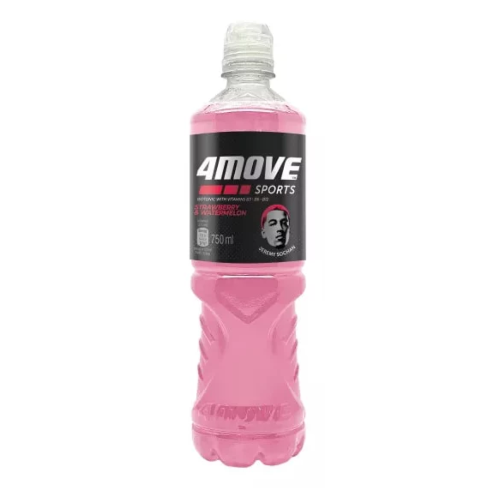 Napój 4Move Strawberry Izotonik 750 ml Pet