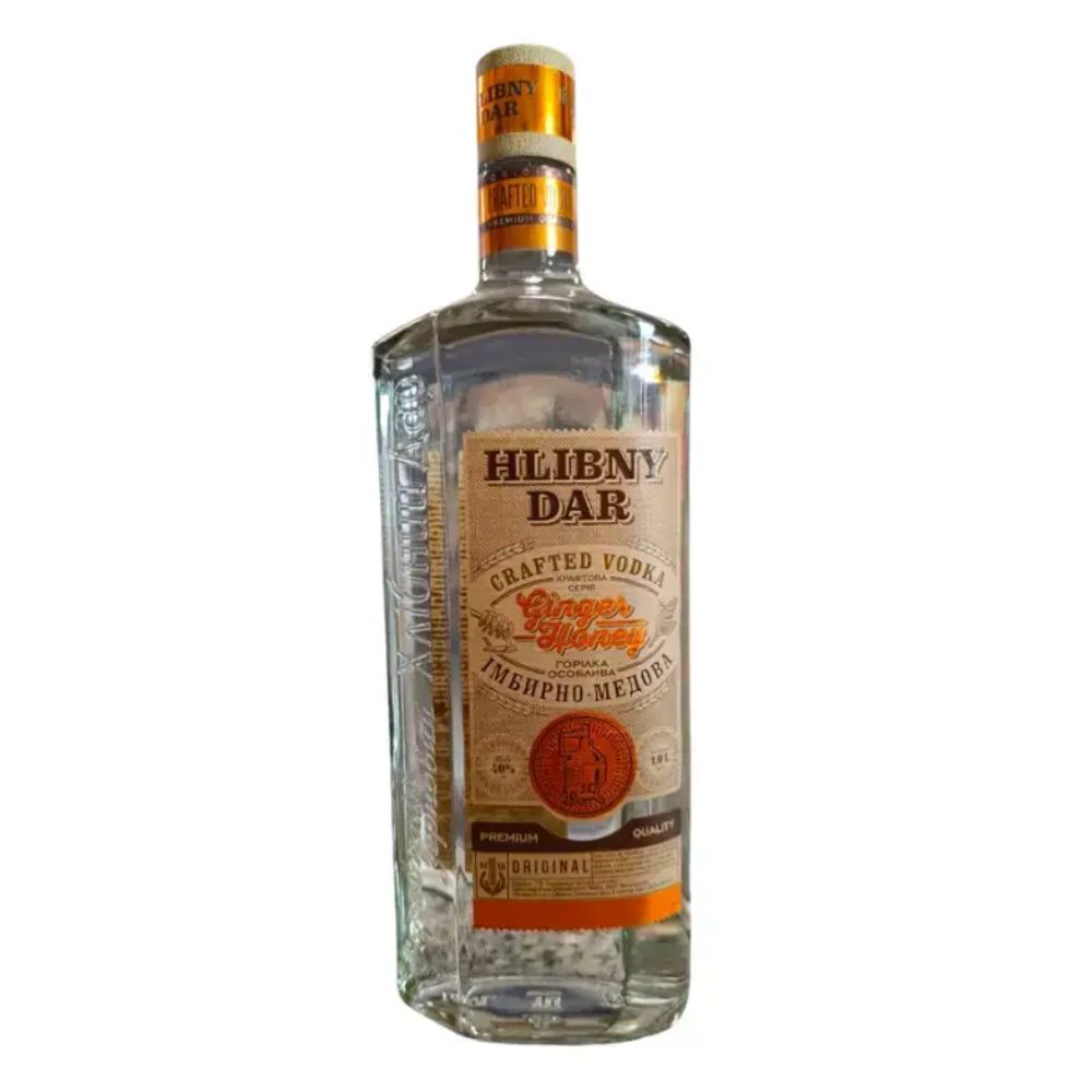 Wódka Hlibny Dar Craft Ginger Honey 40% 1000 ml
