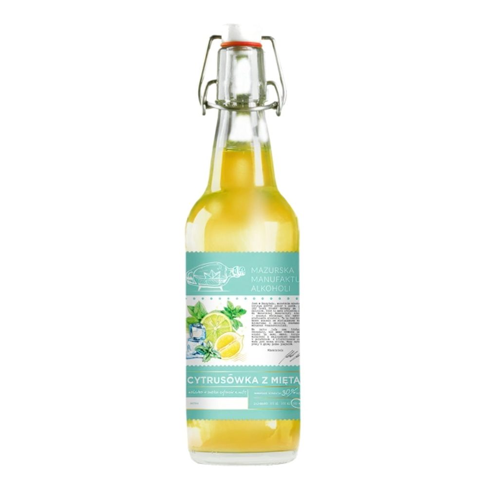 Wódka Mazurska Cytrusówka z Miętą 30% 500 ml