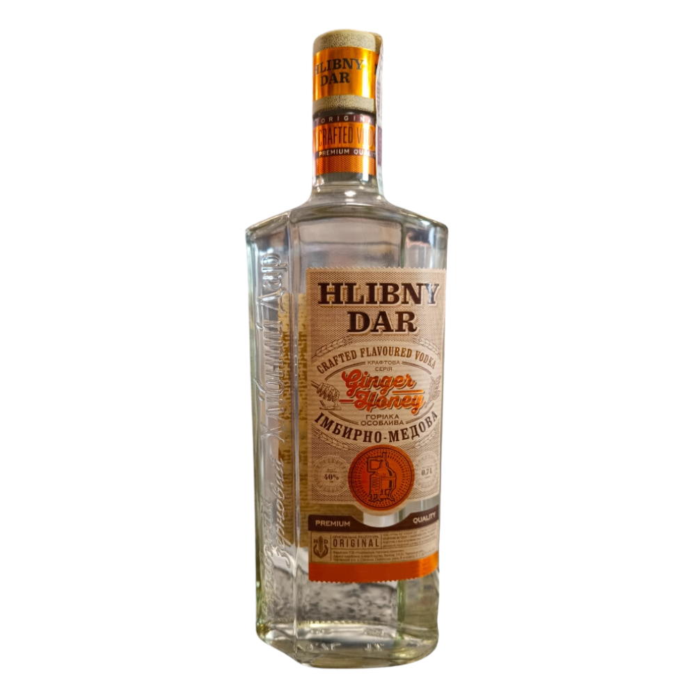Wódka Hlibny Dar Craft Ginger Honey 40% 700 ml