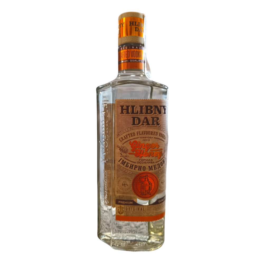 Wódka Hlibny Craft Ginger Honey Dar 40% 500 ml