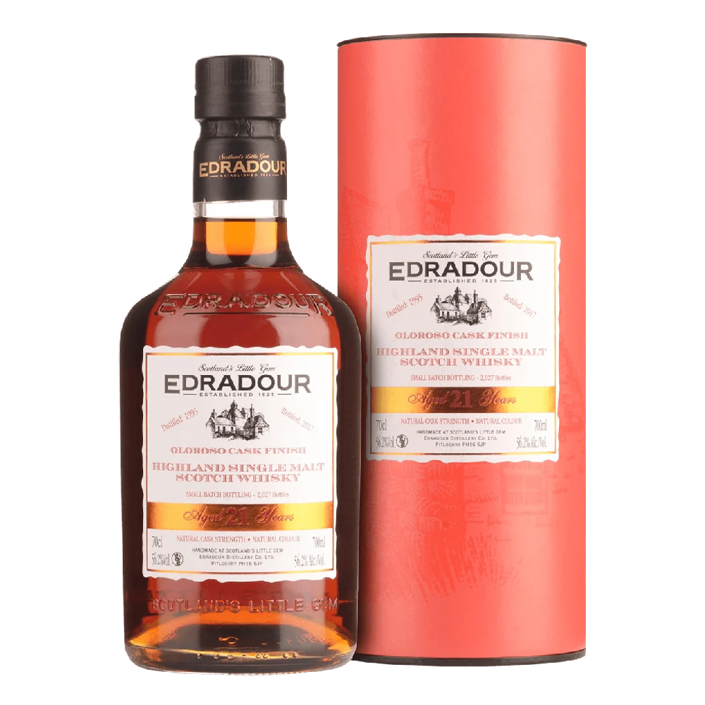 Whisky Edradour 21 YO Highland Single Malt 56,6% 700 ml