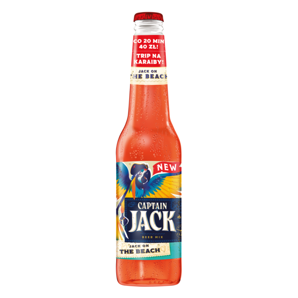 Piwo Captain Jack Jack On The Beach x12 6% 400 ml