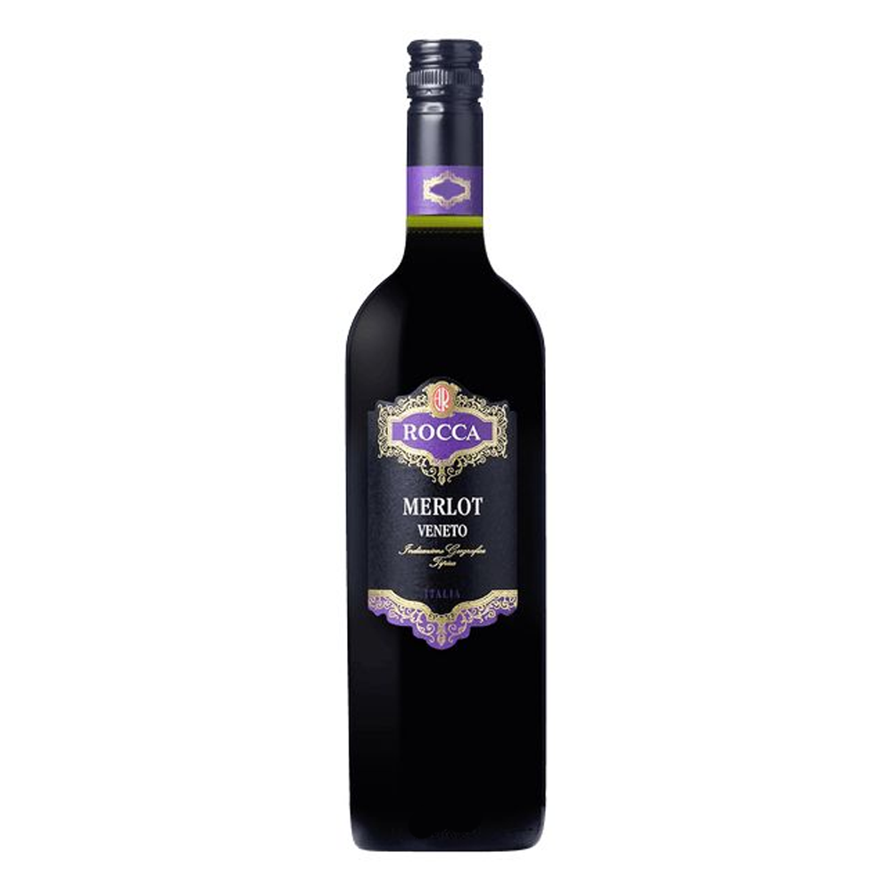 Wino Rocca Merlot Veneto Igt 12% czerwone wytrawne 750 ml