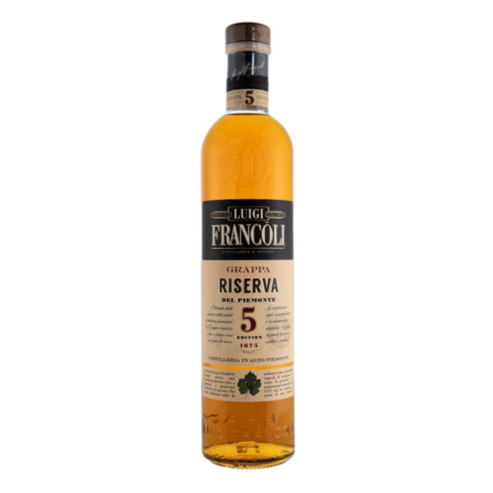 Grappa Luigi Francoli Riserva 5 YO 41,5% 700 ml