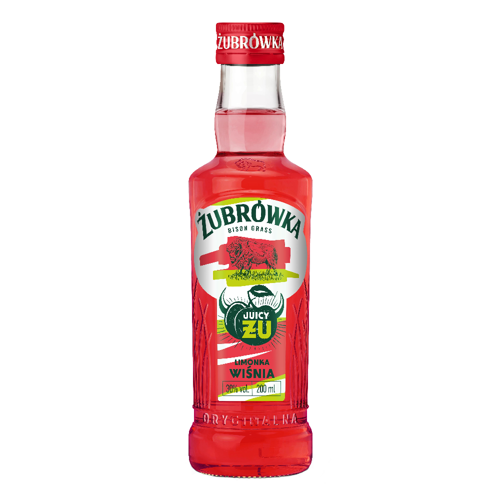 Wódka Żubrówka Juicy ŻU Wiśnia Limonka 30% 200 ml