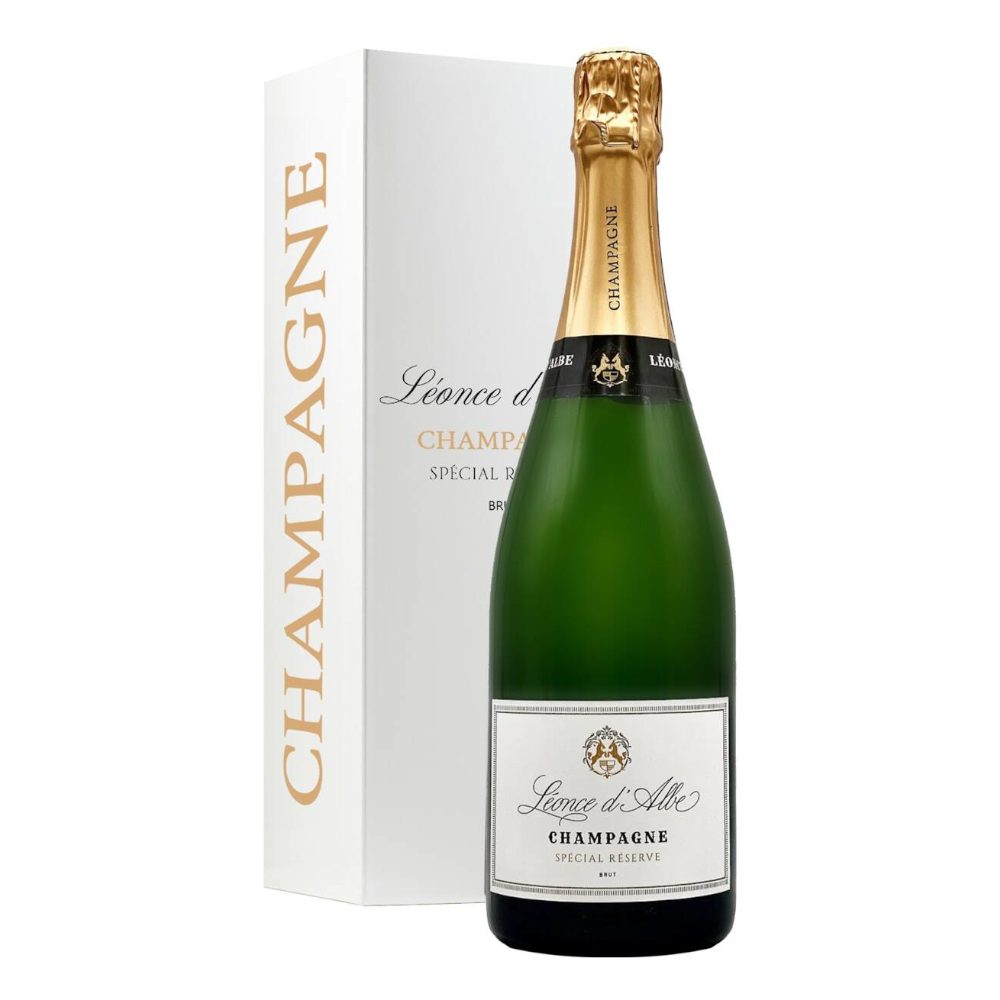 Wino Leonce d'Albe Special Reserve Brut 12% białe wytrawne 750 ml kartonik