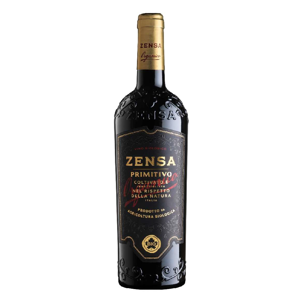 Wino Zensa Primitivo Organic 14% czerwone wytrawne 750 ml
