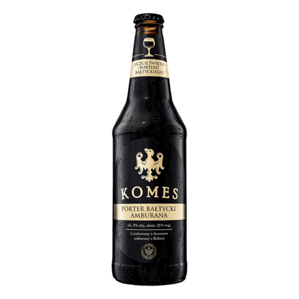 Piwo Komes Porter Bałtycki Amburana 9% 500 ml